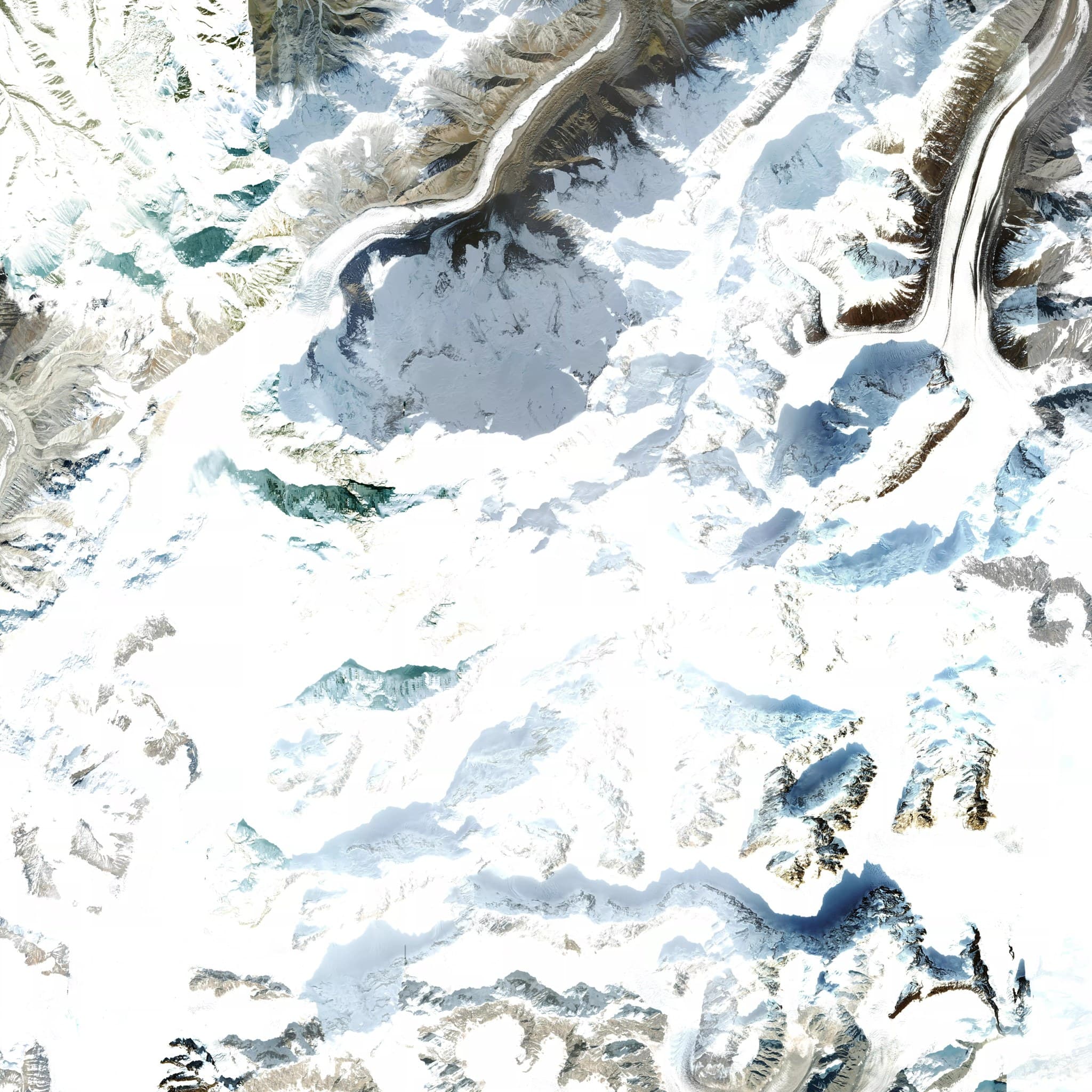 Denali satellite terrain view