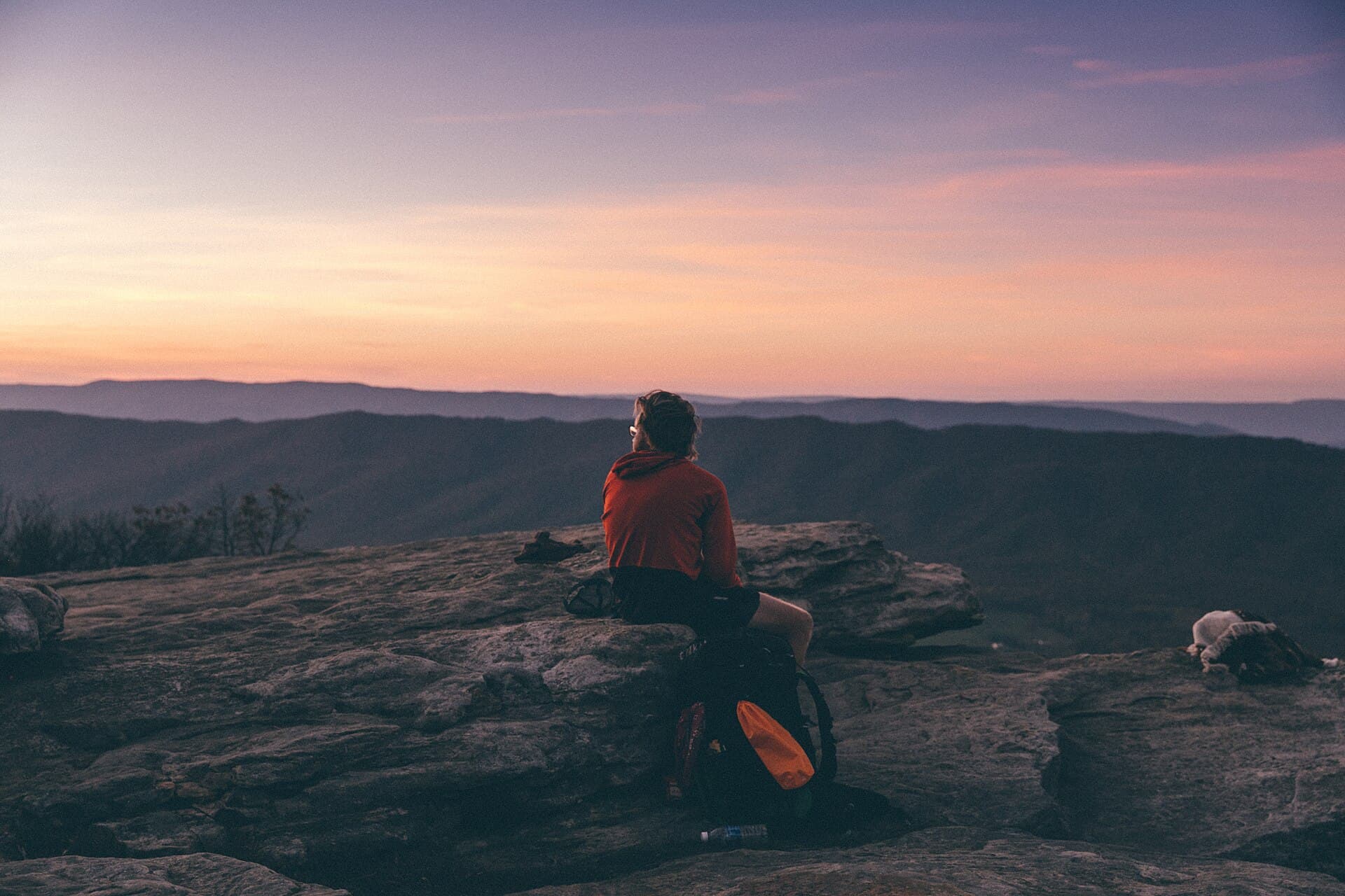 Amanecer desde McAfee Knob