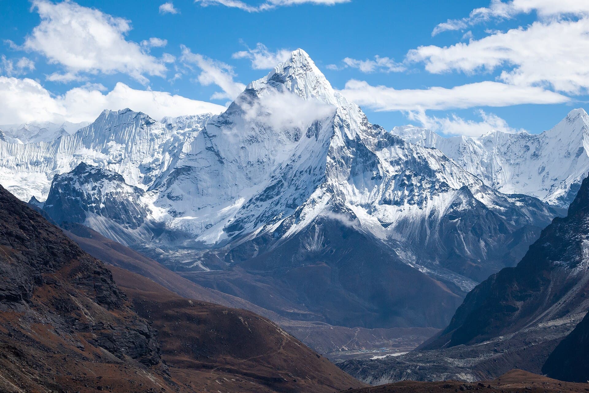 El Ama Dablam sobre el Khumbu