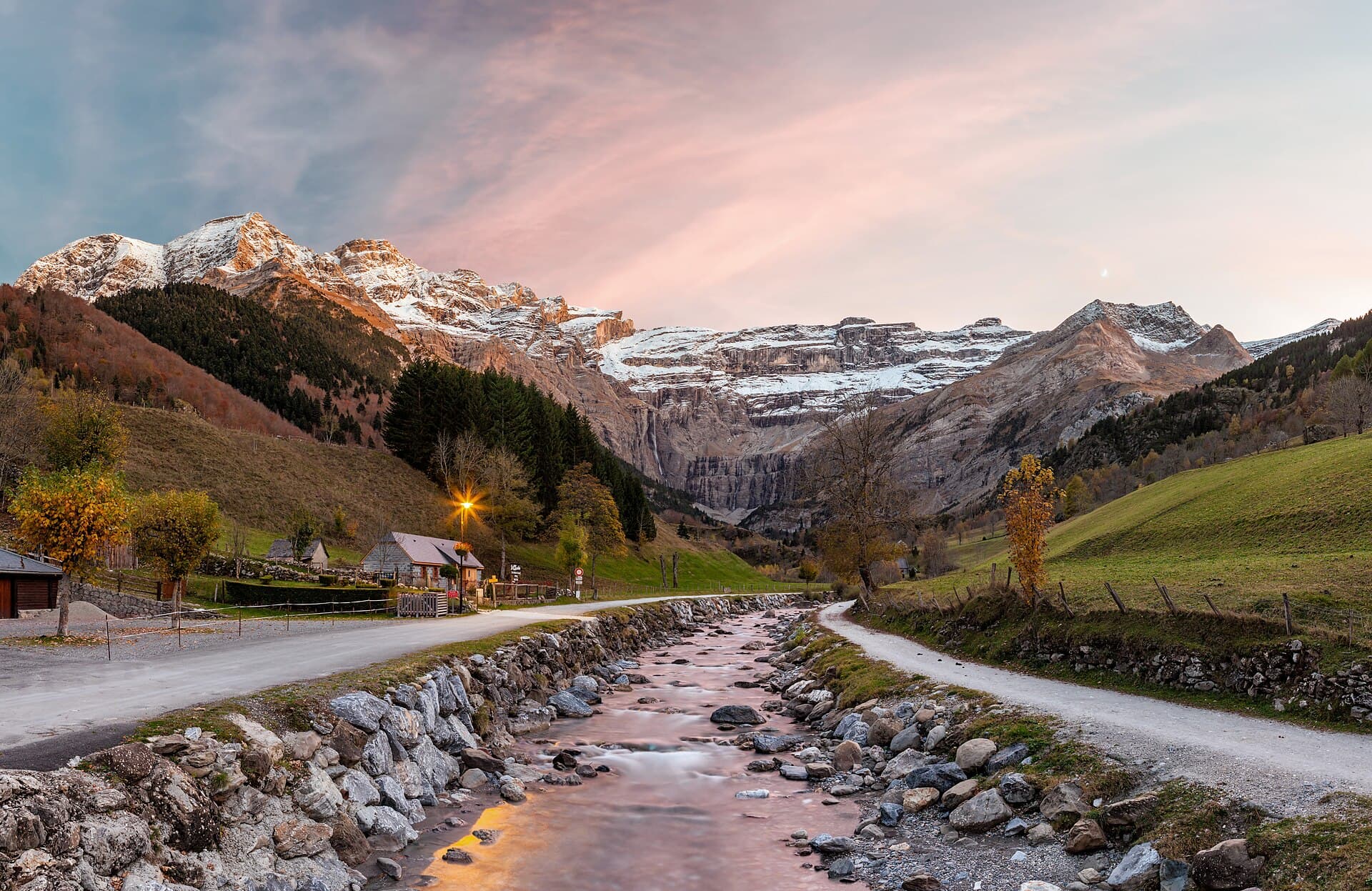 Dusk over the Cirque de Gavarnie