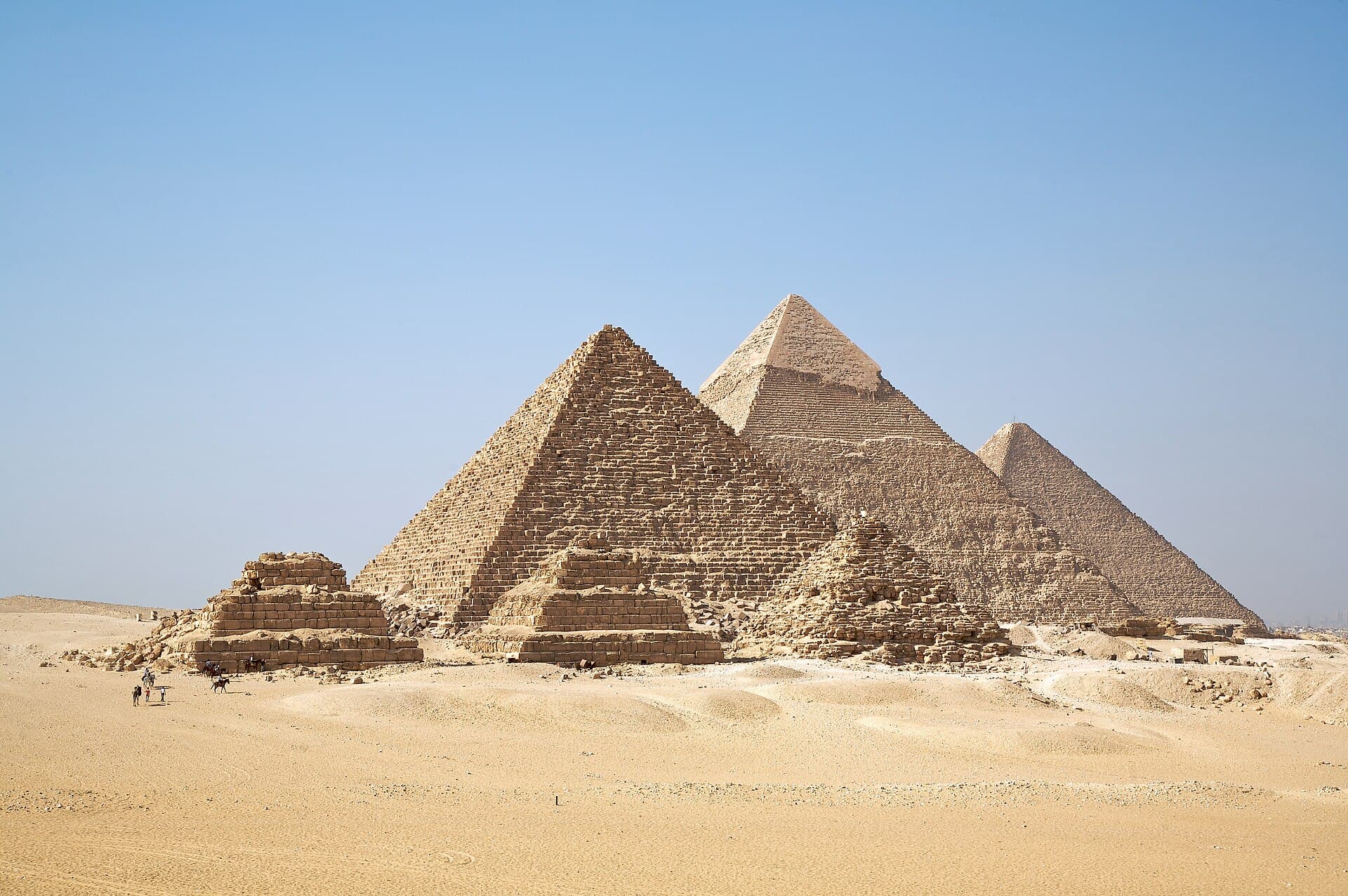Las tres piramides de Giza