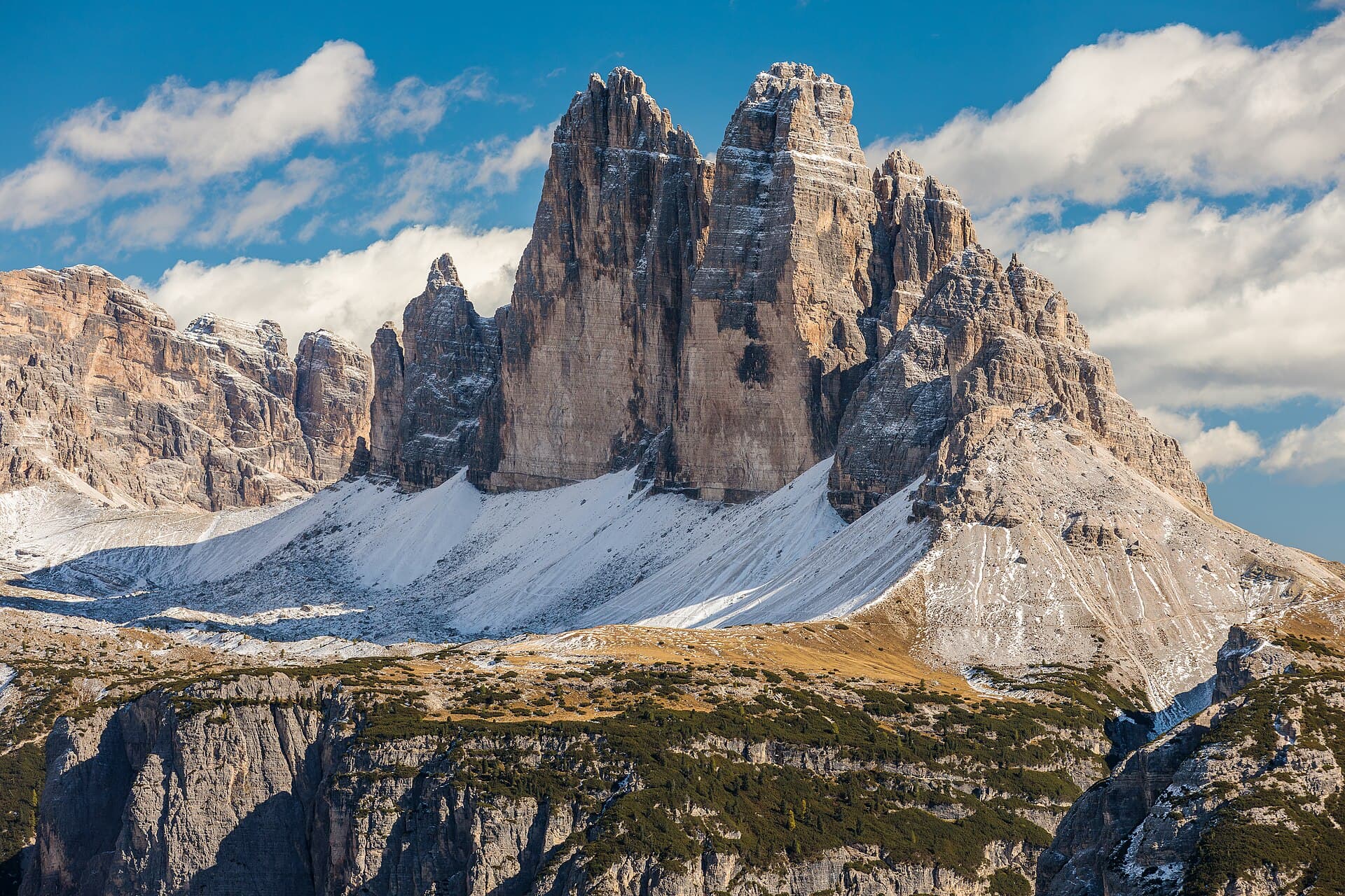 Las Tre Cime di Lavaredo desde el Monte Specie