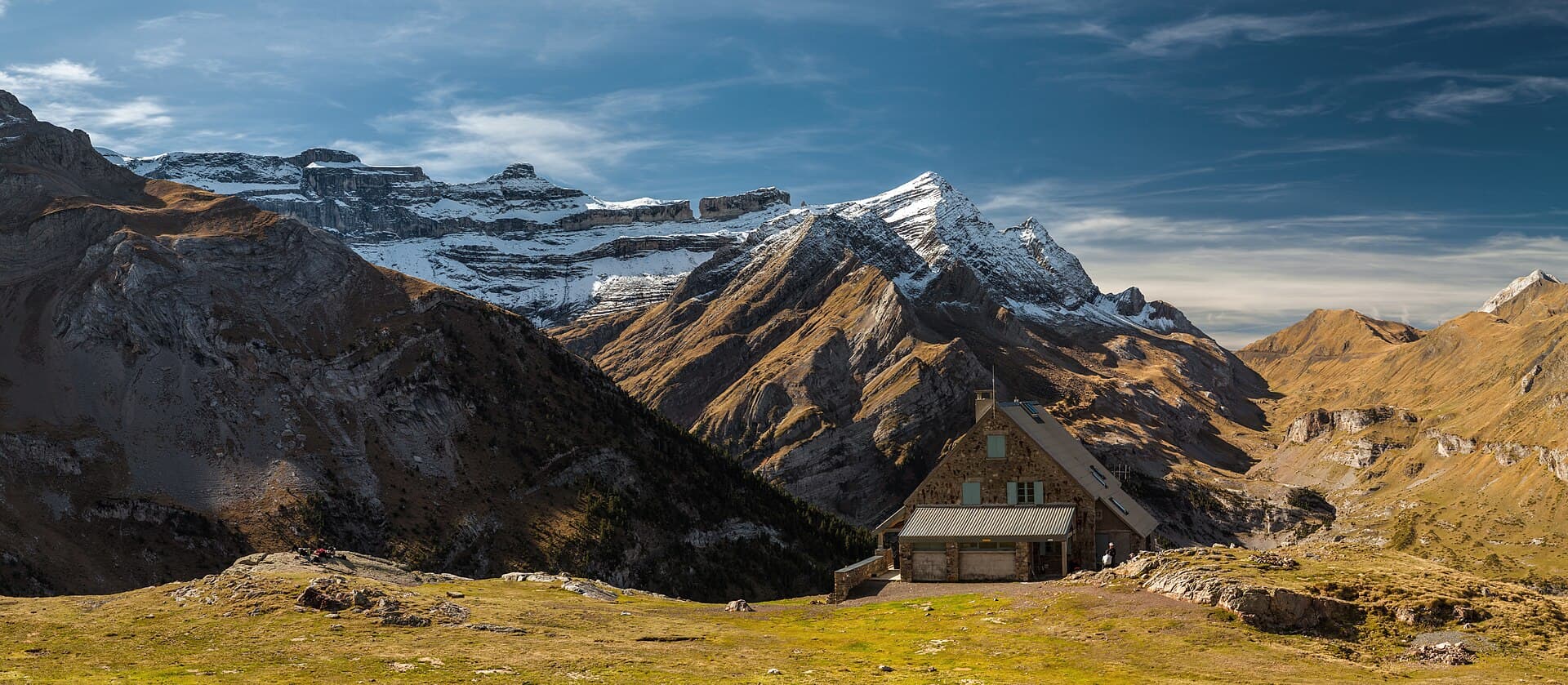 El refugio des Espuguettes, Parque Nacional de los Pirineos
