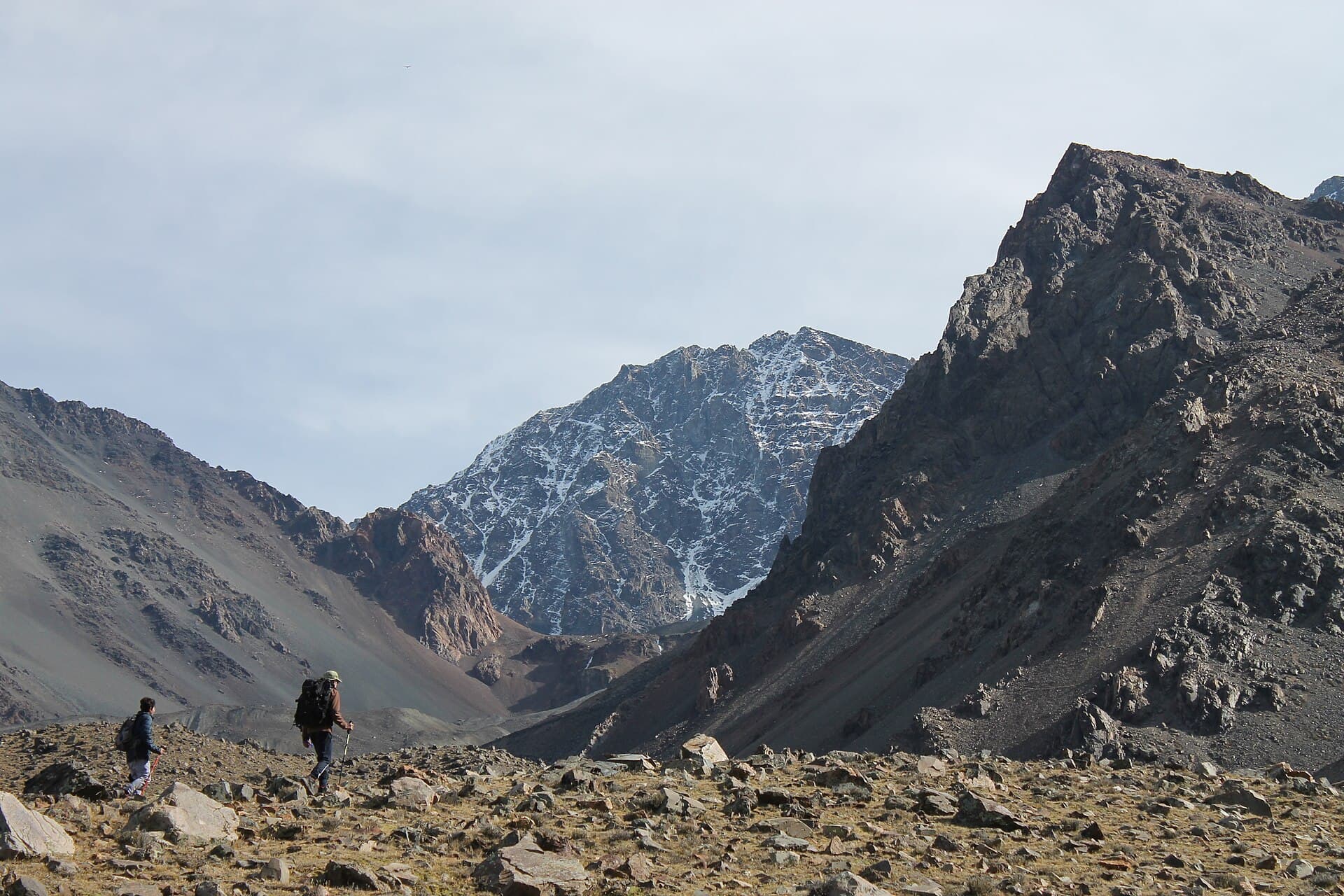 Walkers in the Cordon del Plata, Mendoza