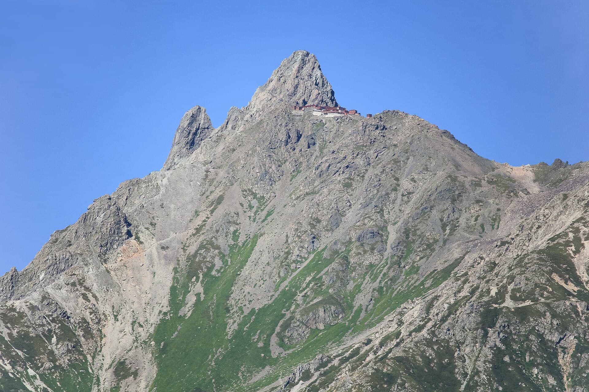 The spear summit of Yarigatake